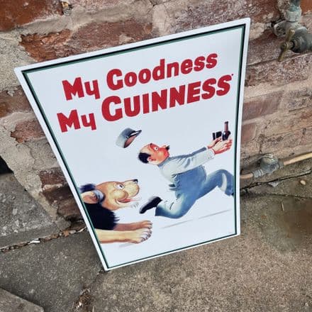 My Goodness My Guinness Lion - Metal Advertising Wall Sign