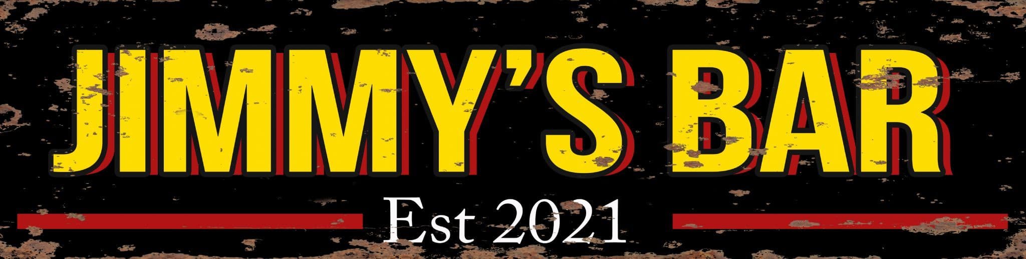 thumbnail image 2 of Personalised Metal Pub Sign - Custom Name Licensed Liquor Plaque For Bar, Man Cave, Garage 2 of 14