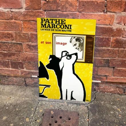 Pathe Marconi - Metal Movie Wall Sign