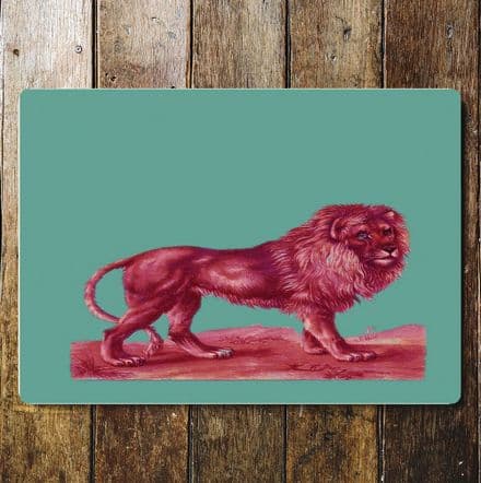 Red Lion-  Metal Plaque Wall Sign