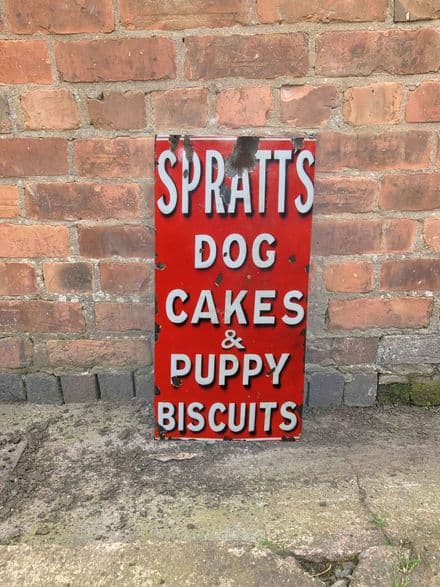 Spratt Dog Cakes 24 Metal Wall Sign