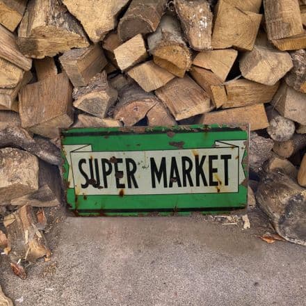 Super Market - Metal Wall Sign