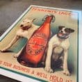 Tennents Lager Give Us Your Buisness & We'll HOLD it - Metal Advertising Wall Sign