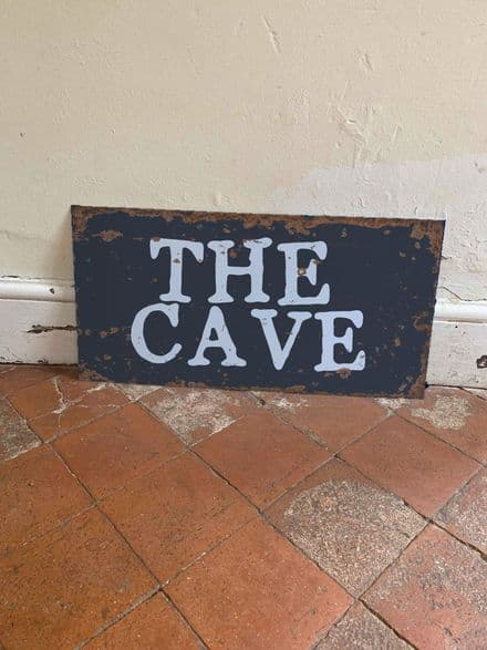 The Cave - Kitchen Metal Wall Sign