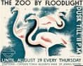 The Zoo By Floodlight Underground - Metal Travel Wall Sign