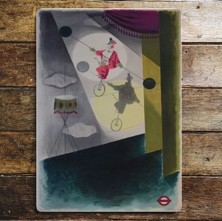 Underground Circus - Metal Travel Wall Sign