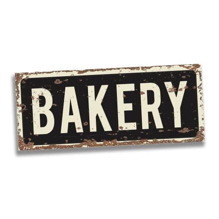 Vintage Shop sign Bakery Shop - Metal Wall Sign