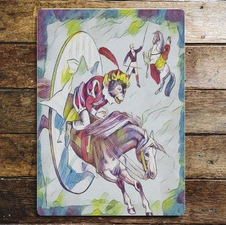 Wonders Of The Circus Horse - Metal Wall Sign