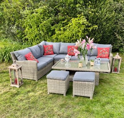 Adjustable Table Corner Dining Sofa /Lounging Set