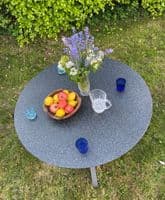 Aspen Anthracite Grey 4-Seater Garden Dining Table & Chairs Set