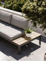 Aspen Teak 6-Seater Modular Corner Lounging Set with CoffeTable