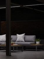 Aspen Teak 6-Seater Modular Corner Lounging Set with CoffeTable