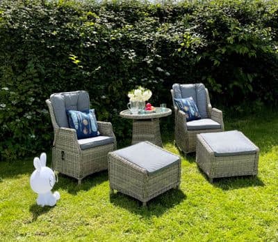 Deluxe Comfort Recliner Bistro Table  Set