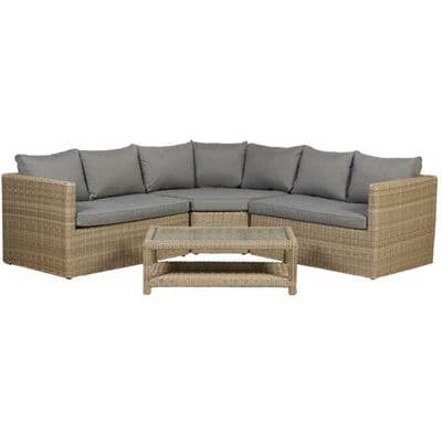 Deluxe  Corner Lounging   Rectangular Coffee Table Set