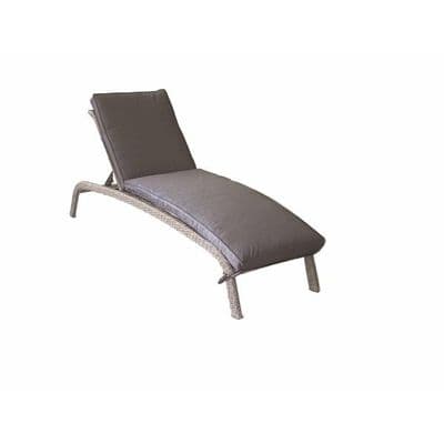 Lisbon  Rattan Adjustable Manual Multi Position Backrest Sun lounger