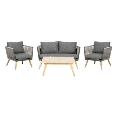 Milan 4 Seater 4pc Lounging Coffee Set