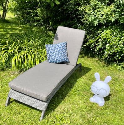 Paris Rattan Adjustable Multi Point Back Rest Sun lounger