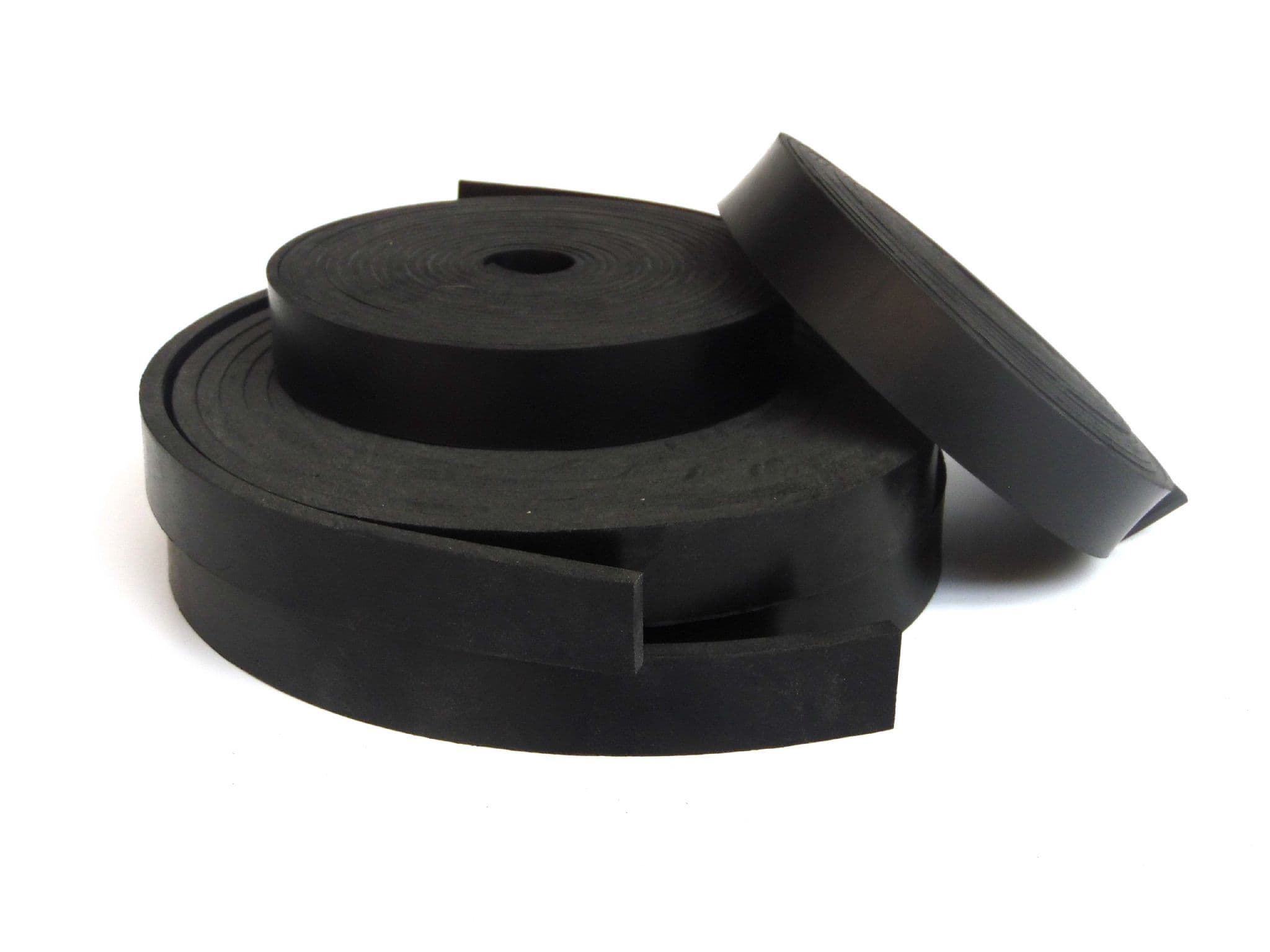 thumbnail image 2 of PATIKIL Rubber Strips, 3/16" Thick X 1.6" Wide X 13' Long Neoprene Rubber Sheets Solid Rubber Rolls For DIY Gasket Flooring Weather Stripping 2 of 12