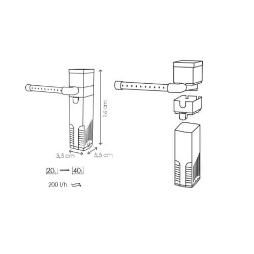 CF40 Internal Filter CIANO