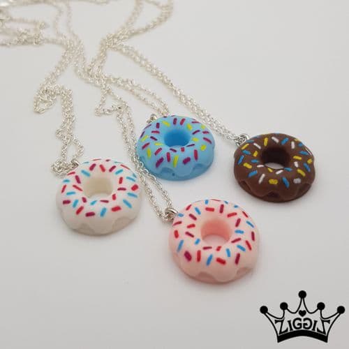 Assorted Doughnut Necklace