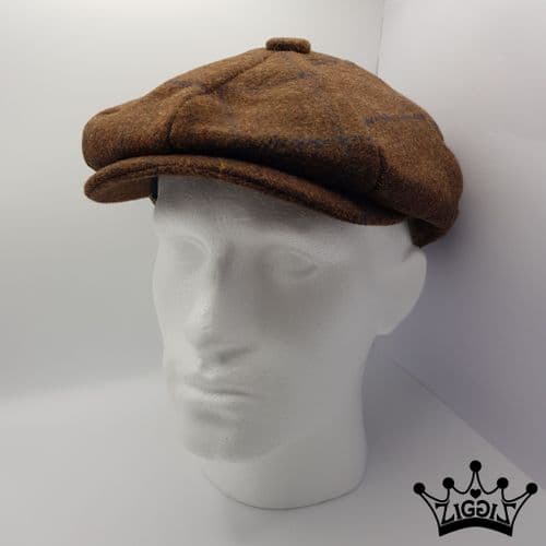 Brown Check Bakerboy
