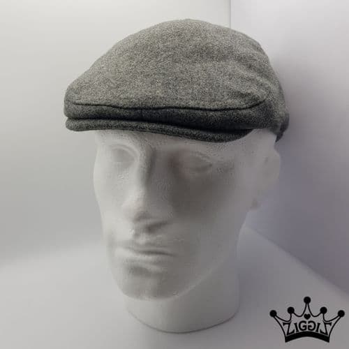 Grey Flat Cap