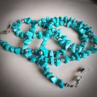 Howlite Turquoise Glasses Chain