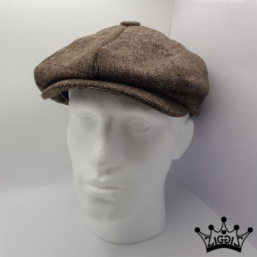 Khaki Check Bakerboy