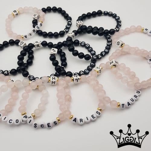 Kids Star Sign Crystal Bracelets