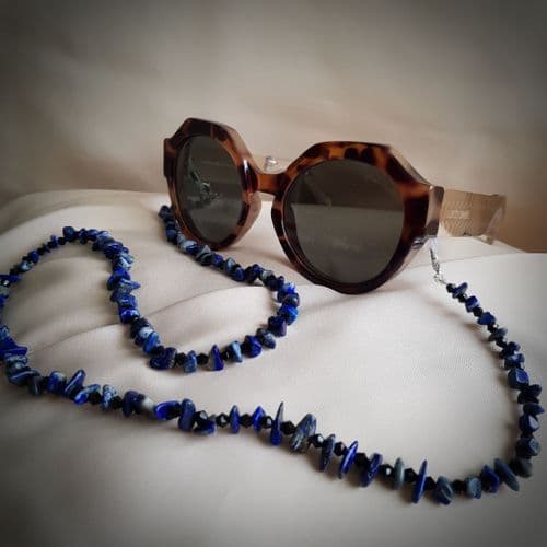 Lapis Lazuli Glasses Chain