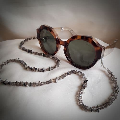 Smokey Quartz Glasses Chain