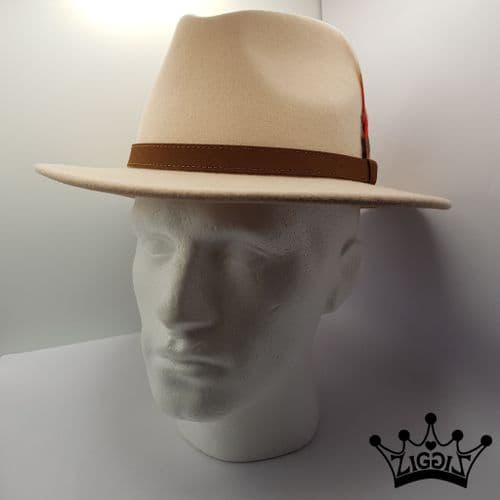 Tan Fedora