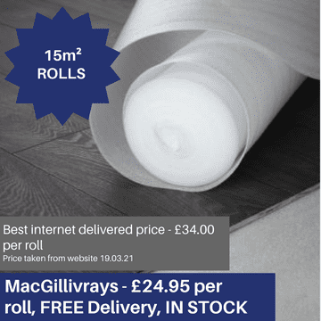 2.5mm Wood/Laminate Foam Underlay