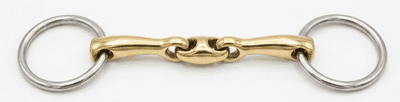 10mm double jointed Loose Ring Snaffle.  40mm  Rings