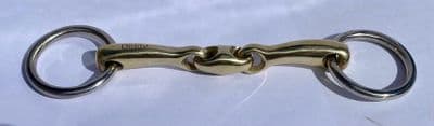 10mm double jointed Loose Ring Snaffle.  40mm  Rings