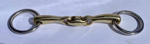10mm double jointed Loose Ring Snaffle.  40mm  Rings