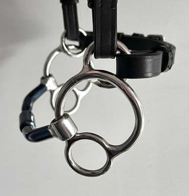 Leather curb strap