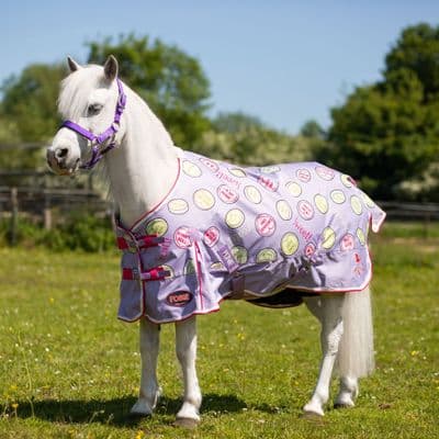 NEW Ponie Sweet Treats Lightweight Standard Neck Turnout Rug
