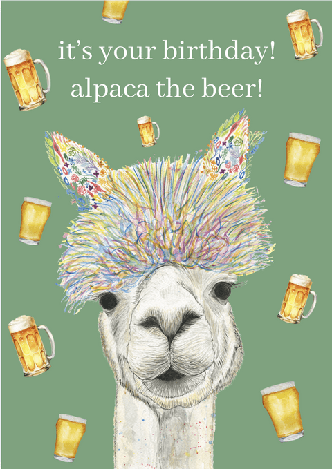 ALPACA THE BEER ECO CARD