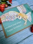 ANOTHER YEAR WISER OWL ECO CARD