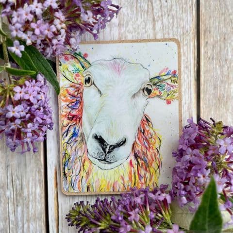 BAABARA THE SHEEP ECO FRIDGE MAGNET