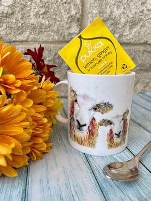 BAABARA THE SHEEP LARGE BONE CHINA MUG