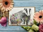 BEATRIX THE BADGER ECO-CARD
