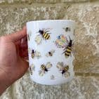 BEE FRIENDLY LARGE BONE CHINA MUG