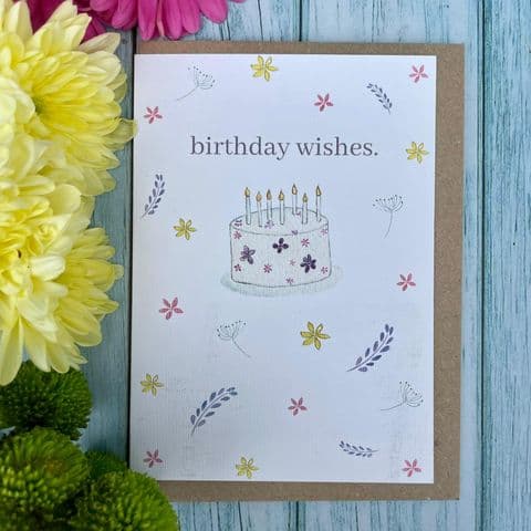 BIRTHDAY WISHES ECO-CARD