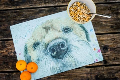 BORDER TERRIER CHOPPING BOARD