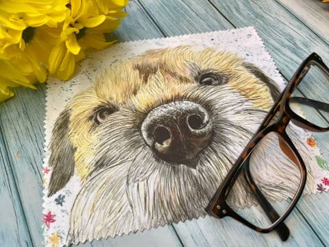 BORDER TERRIER LENS CLOTH