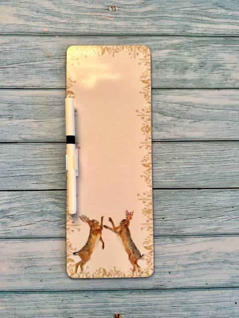 BOXING HARES MEMO BOARD