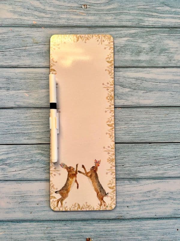 BOXING HARES MEMO BOARD