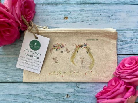 BUBBLE AND SQUEAK THE GUINEA PIGS HANDY BAG